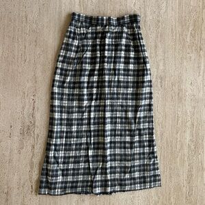 Vintage Plaid Skirt
